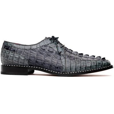 Marco Di Milano Caribe Gray Caiman Crocodile Derby Shoes 1 CARIBE_CAIMAN FUSCUS_GRAY_9  - from alligatorwarehouse.com