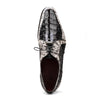 Marco Di Milano Caribe Newspaper / Black Caiman Crocodile Derby Shoes 4 CARIBE_CAIMAN FUSCUS_NEWSPAPER/BLACK_6  - from alligatorwarehouse.com