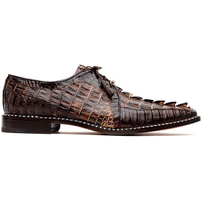 Marco Di Milano Caribe Orix Brown Caiman Crocodile Derby Shoes 1 CARIBE_CAIMAN FUSCUS_ORIX BROWN_8.5  - from alligatorwarehouse.com