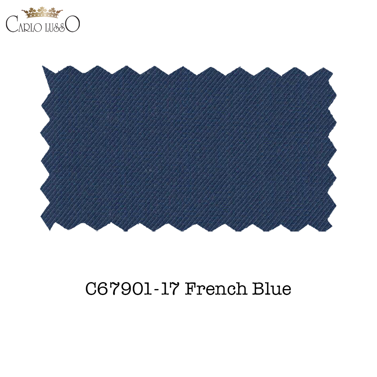 Carlo Lusso French Blue Two-button Suit