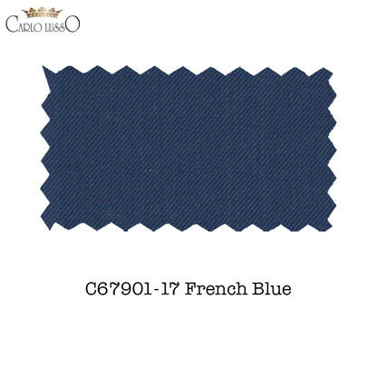 Carlo Lusso French Blue Two-button Suit