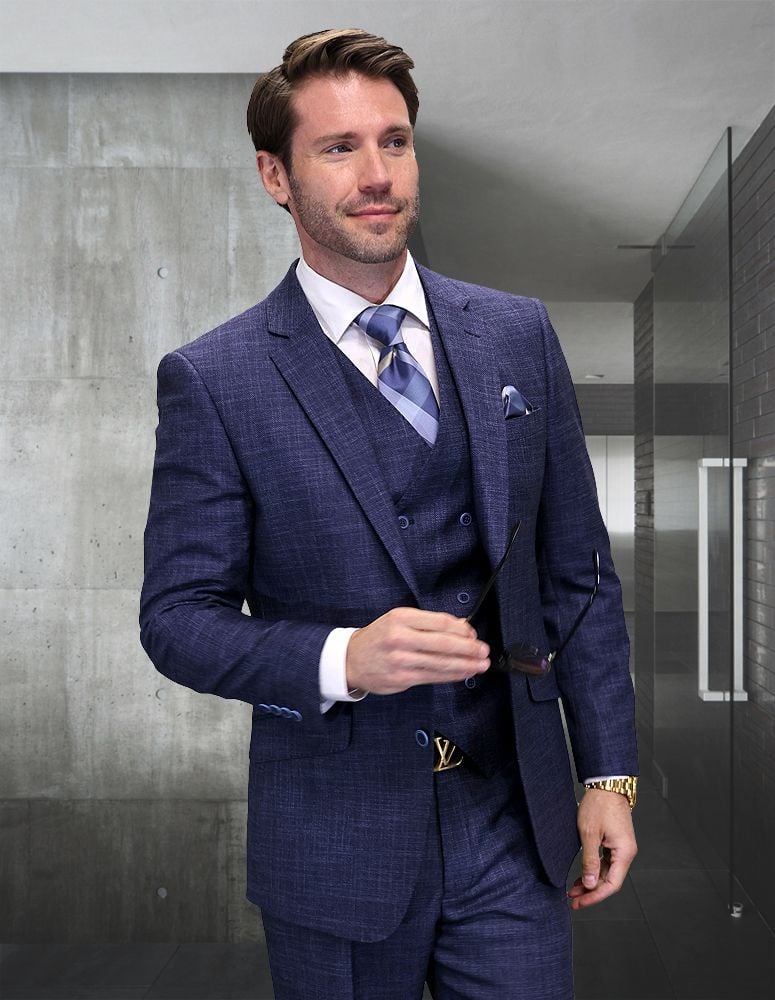 Statement Suits - Wool Suits - Modern Fit Perfect for Business in 10 colors
