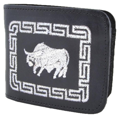 Cartera Cuero Bordada 1   - from alligatorwarehouse.com