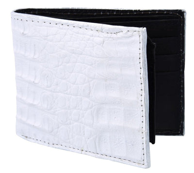 Cartera de Cocodrilo Original Color Blanco 1   - from alligatorwarehouse.com