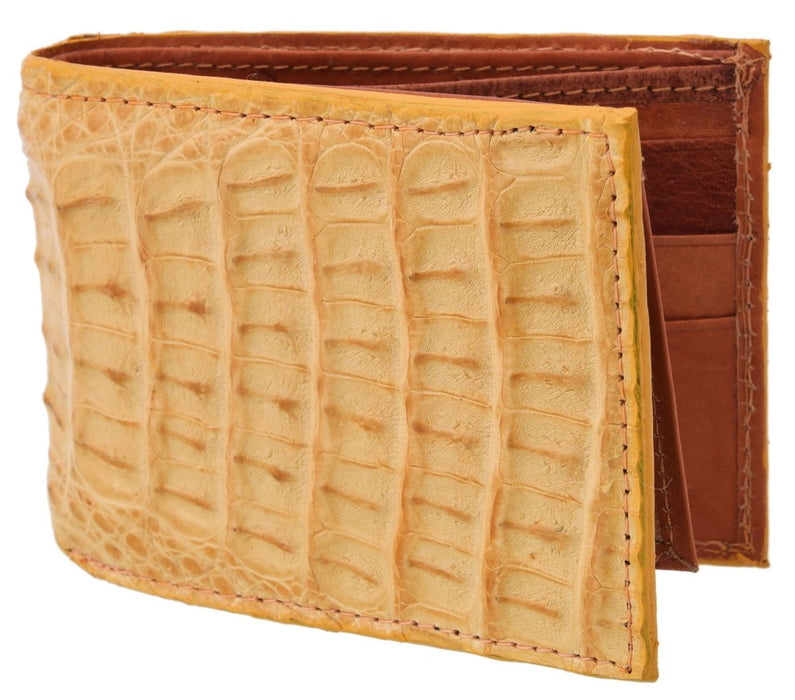 Cartera de Cocodrilo Original Color Mantequilla