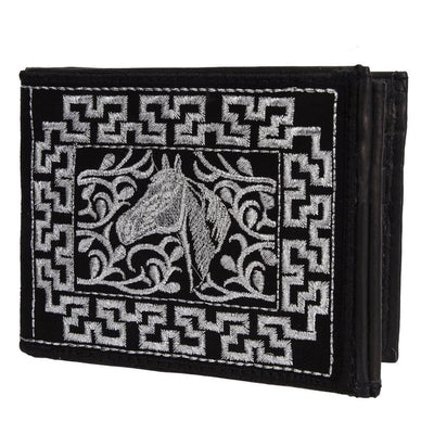 Cartera de Cuero Bordada 1   - from alligatorwarehouse.com