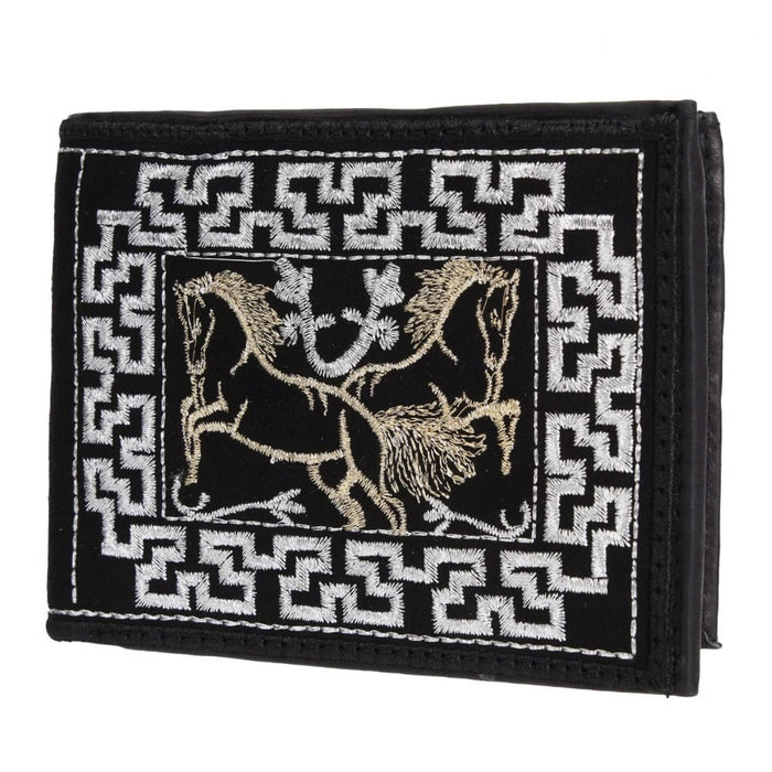 Cartera de Cuero Bordada 1   - from alligatorwarehouse.com