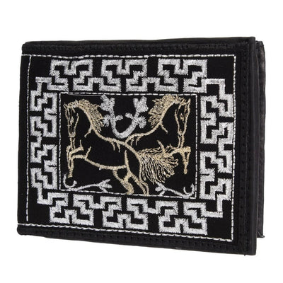 Cartera de Cuero Bordada 1   - from alligatorwarehouse.com