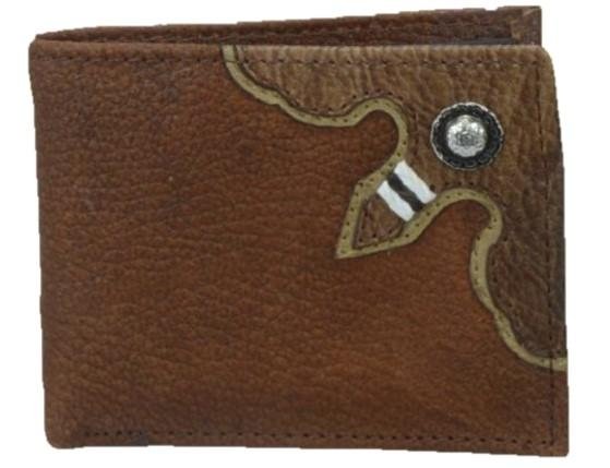 Cartera de Cuero Original Tombstone Color Cafe Claro