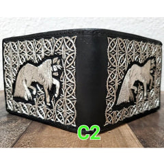 Cartera de Hilo de Plata Original Mil Aros con Caballo