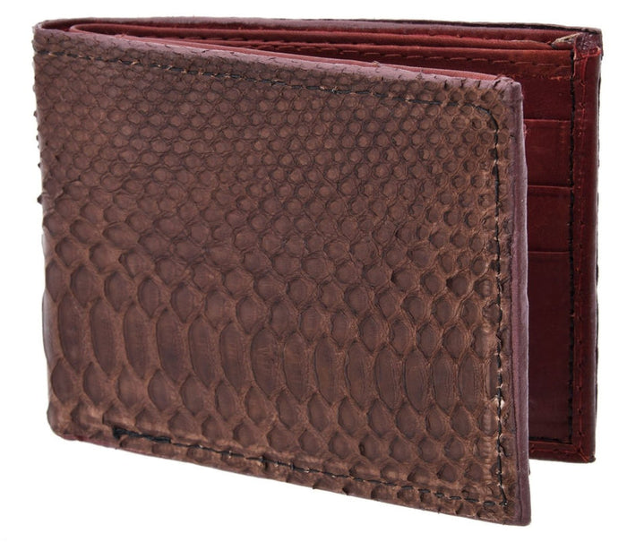 Cartera de Piton Original Color Cafe