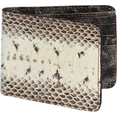 Cartera de Piel de Vibora de Agua Original Color Natural 1   - from alligatorwarehouse.com