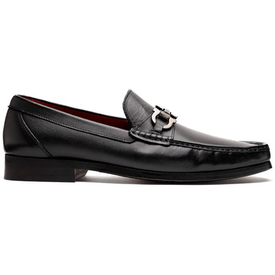 Marco Di Milano Cassarano Black Men's Calfskin Leather Loafers 1 CASSARANO_CALF_BLACK_10  - from alligatorwarehouse.com