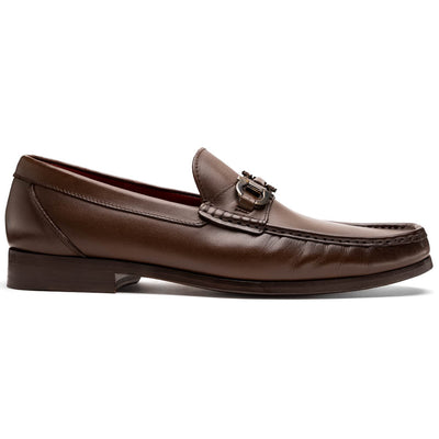 Marco Di Milano Cassarano Brown Men's Calfskin Leather Loafers 1 CASSARANO_CALF_BROWN_10  - from alligatorwarehouse.com