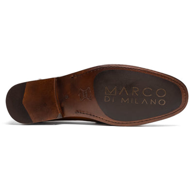 Marco Di Milano Cassarano Honey Men's Calfskin Leather Loafers 5 CASSARANO_CALF_HONEY_10  - from alligatorwarehouse.com