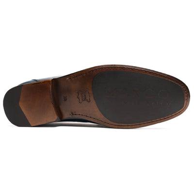 Marco Di Milano Cassarano Navy Men's Calfskin Leather Loafers 5 CASSARANO_CALF_NAVY_10  - from alligatorwarehouse.com