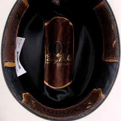 1000x Larry Mahan Imperial Hat Genuine Mink White 3   - from alligatorwarehouse.com