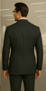 Wool Suit - Italian Made Business Suit by Statement Men's 100% Wool 2 Piece Double Breasted Suit - Subtle Windowpane 17 SD-104_Black_38R  - from alligatorwarehouse.com
