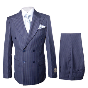  Navy with White Pinstripe Color by Rossiman
