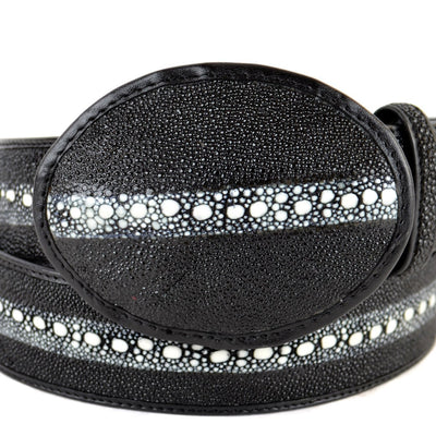 Cinto Vaquero de Mantarraya PC Original Color Negro CB-C111405 5 LAB-C111405-32  - from alligatorwarehouse.com