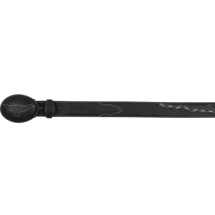 Cinto Vaquero para Mujer de Cuero Original Color Negro 1   - from alligatorwarehouse.com