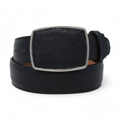 Cinto Vaquero Vacuna Belmont Negro LAB - C11A21 - Los Altos Boots