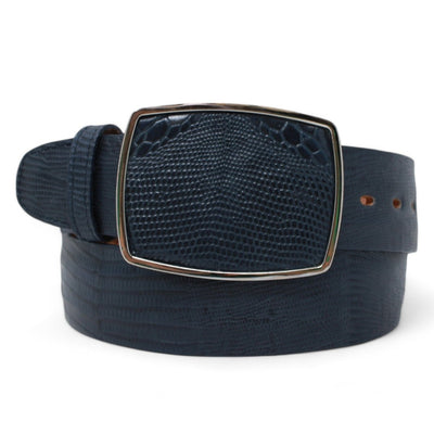 Cinto Wild West Armadillo-Teju Vaquero Azul Marino 1 2C11A0710-32  - from alligatorwarehouse.com