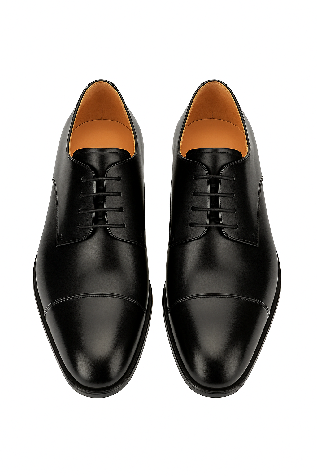 Mens Mezlan Republic Calfskin Cap Toe Blucher Dress Shoe in Tan