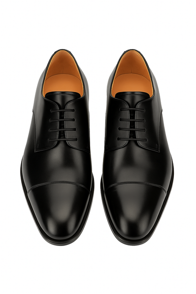 Mens Mezlan Republic Calfskin Cap Toe Blucher Dress Shoe in Tan 27   - from alligatorwarehouse.com