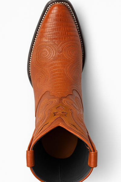 Men's Wild West Teju Lizard Skin 3X Toe Boots 29507 5 2950703-060  - from alligatorwarehouse.com