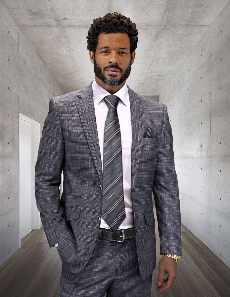Grey Statement Suit