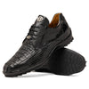 Marco Di Milano Crater Black Caiman Crocodile & Lizard Sneakers 2 CRATER_CAIMAN FUS-LIZ RING_BLACK_9  - from alligatorwarehouse.com