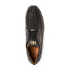 Marco Di Milano Crater Black Caiman Crocodile & Lizard Sneakers 4 CRATER_CAIMAN FUS-LIZ RING_BLACK_9  - from alligatorwarehouse.com
