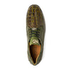 Marco Di Milano Crater Rustic Olive Caiman Crocodile & Lizard Sneakers 4 CRATER_CAIMAN FUS-LIZ RING_RUS OLIVE_8.5  - from alligatorwarehouse.com