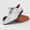 Marco Di Milano Criss Newspaper Ostrich Quill Dress Shoe Oxfords 2 CRISS_OSTRICH_NEWSPAPER_6  - from alligatorwarehouse.com