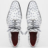 Marco Di Milano Criss Newspaper Ostrich Quill Dress Shoe Oxfords 4 CRISS_OSTRICH_NEWSPAPER_6  - from alligatorwarehouse.com