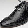 Marco Di Milano Criss Black Ostrich Quill Dress Shoe Oxfords 3 CRISS_OSTRICH_BLACK_6  - from alligatorwarehouse.com