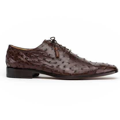 Marco Di Milano Criss Ostrich Quill Dress Oxfords Brown