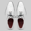 Marco Di Milano Criss White Ostrich Quill Dress Shoe Oxfords 4 CRISS_OSTRICH_WHITE_6  - from alligatorwarehouse.com