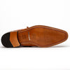 Marco Di Milano Criss Brandy Ostrich Quill Dress Shoe Oxfords 6 CRISS_OSTRICH_BRANDY_6  - from alligatorwarehouse.com