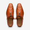 Marco Di Milano Criss Brandy Ostrich Quill Dress Shoe Oxfords 5 CRISS_OSTRICH_BRANDY_6  - from alligatorwarehouse.com