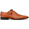 Marco Di Milano Criss Brandy Ostrich Quill Dress Shoe Oxfords 10 CRISS_OSTRICH_BRANDY_6  - from alligatorwarehouse.com
