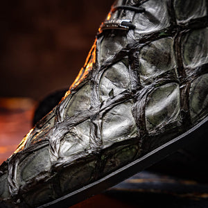 Marco Di Milano Olivieri Gray Leather Loafers