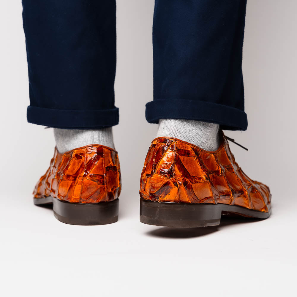 Marco Di Milano Olivieri Cognac Leather Dress Shoe