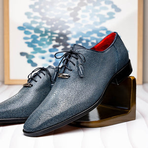 Marco Di Milano Pannuci Navy Leather Luxury Loafer