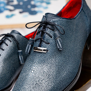 Marco Di Milano Pannuci Navy Leather Luxury Loafer