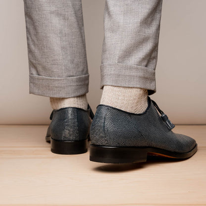 Marco Di Milano Pannuci Navy Leather Luxury Loafer