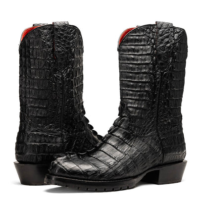 Marco_Di_Milano Marlboro Black Leather Oxfords