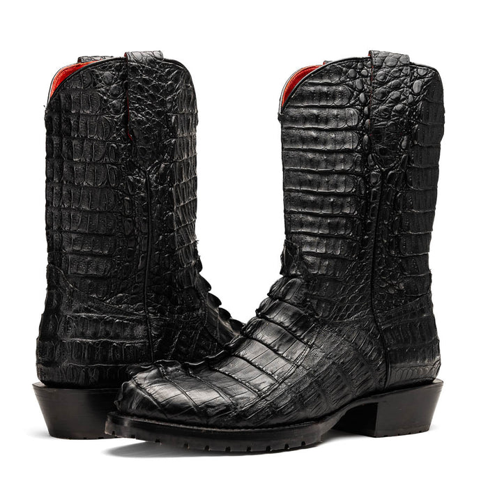 Marco_Di_Milano Marlboro Black Leather Oxfords