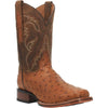 Dan Post Men's Alamosa Full Quill Ostrich Square Toe Boots - Bay Apache 6 DP4874_7_D  - from alligatorwarehouse.com